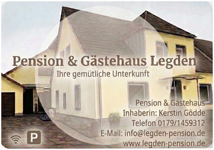 Pension - Gästehaus-Legden-Münsterland usstattung der Pension & Gästehaus Legden mit WLAN und Parkplatz – komfortable Unterkunft für Radfahrer und Monteure.