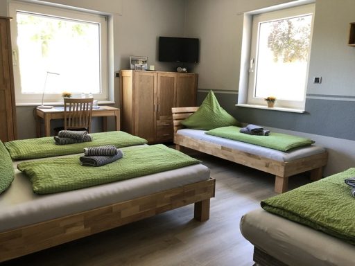 Mehrbettzimmer in der Pension Legden